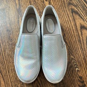Michael Kors iridescent slip on sneakers